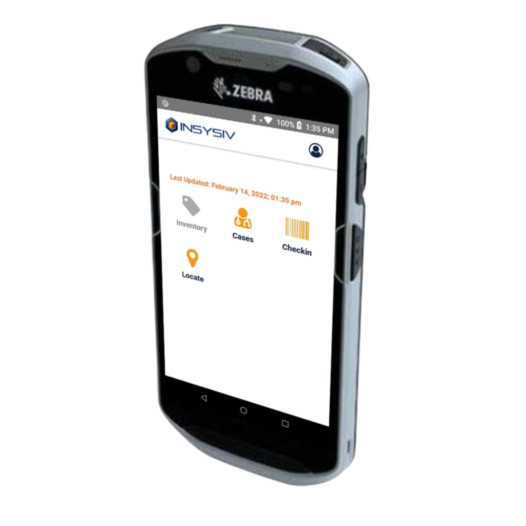 Track displayed on phone